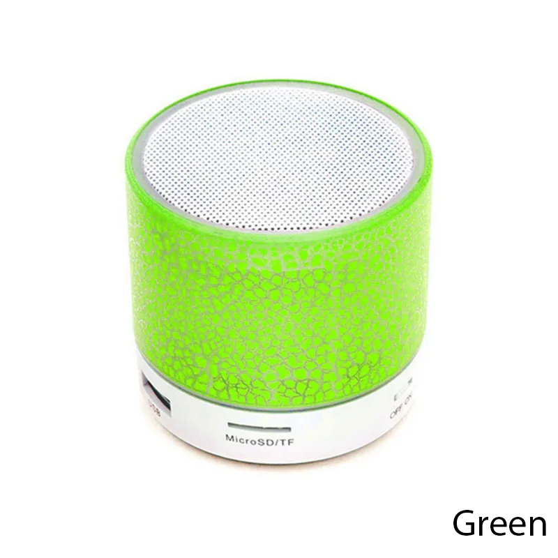 Bluetooth Speaker Mini Wireless Loudspeaker Crack LED TF Card USB Subwoofer Portable MP3 Music Sound Column for PC Mobile Phone 