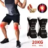 Knee Booster 1 Pair Support Knee Pads Breathable Non-slip Lift Pain Relief For Knee Power Spring Force Stabilizer 2
