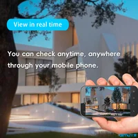 OKAM PRO уличный фонарь 2в1 камера HD 6MP Wi-Fi CCTV двойной объектив уличная камера водонепроницаемая PTZ-камера с отслеживанием движения ночного видения — изображение 5