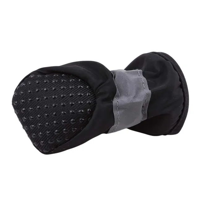 New 4pcs Pet Dog Shoes Anti-slip Rain Snow Boot Thick Warm For  Small Cats Dogs Puppy Dog Socks Booties 6