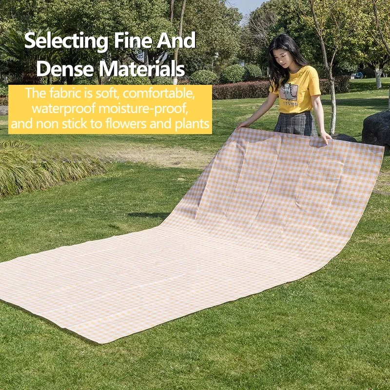 Picnic Mat Thickened Outdoor Sleeping Pad Beach Mat Tent Waterproof Lawn Mat Portable Outing Picnic Blanket Camping Equipment 5