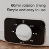 1 pc white electric steamer with detachable and freely combinable 13L large capacity timer, suitable for home kitchen cooking 4