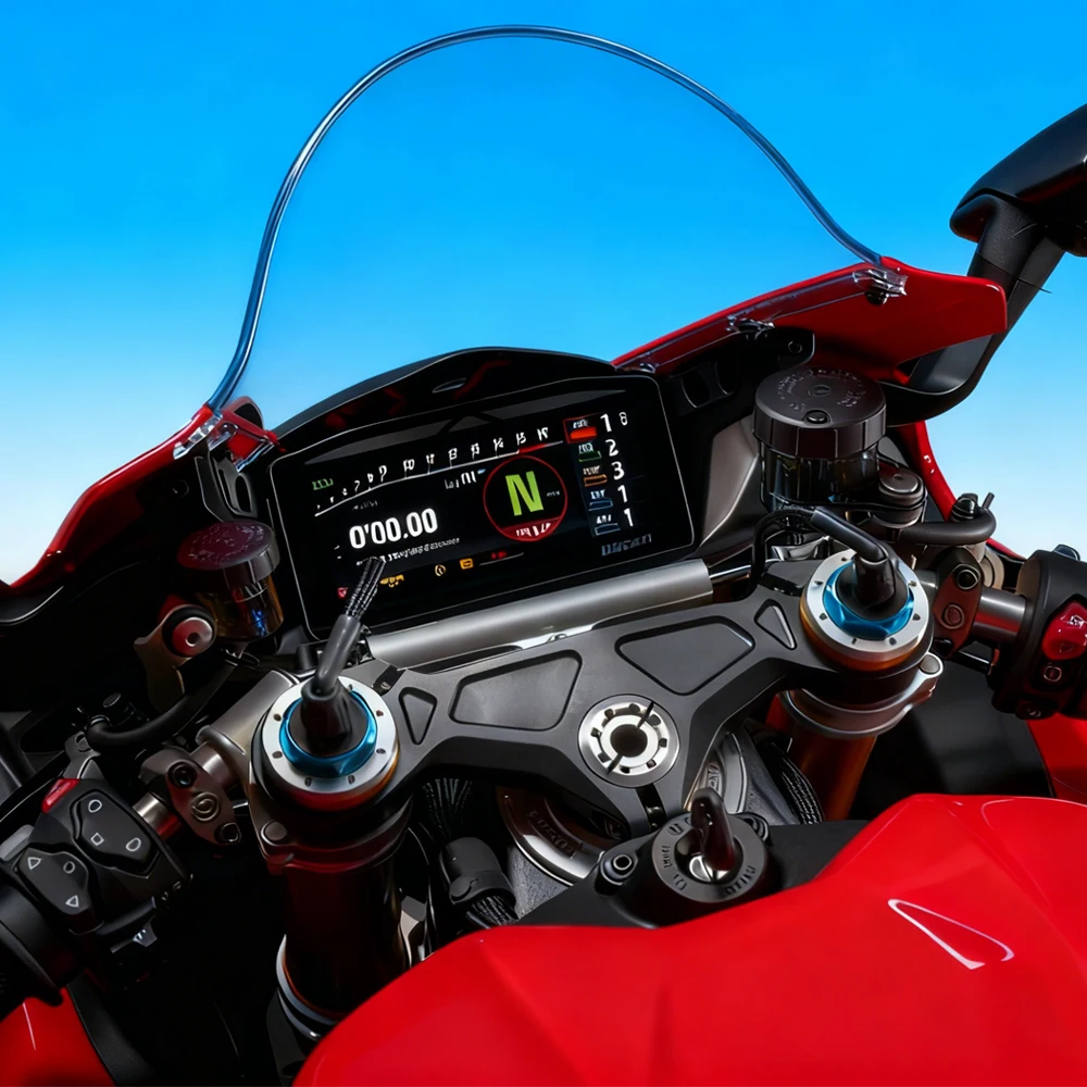 2025년형 두카티 XDiavel V4 Panigale V4 Streetfighter V4/S 오토바이 스크래치 클러스터 스크린 대시보드 보호 필름