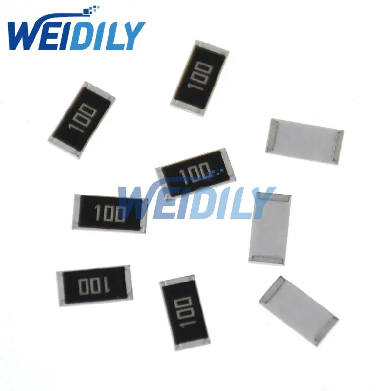 50PCS 2512 5% 1W SMD Chip Resistor Resistors 0R - 10M 0 10 100 220 470 ohm 0R 10R 100R 220R 470R 1K 2.2K 4.7K 10K 100K 1M 10M