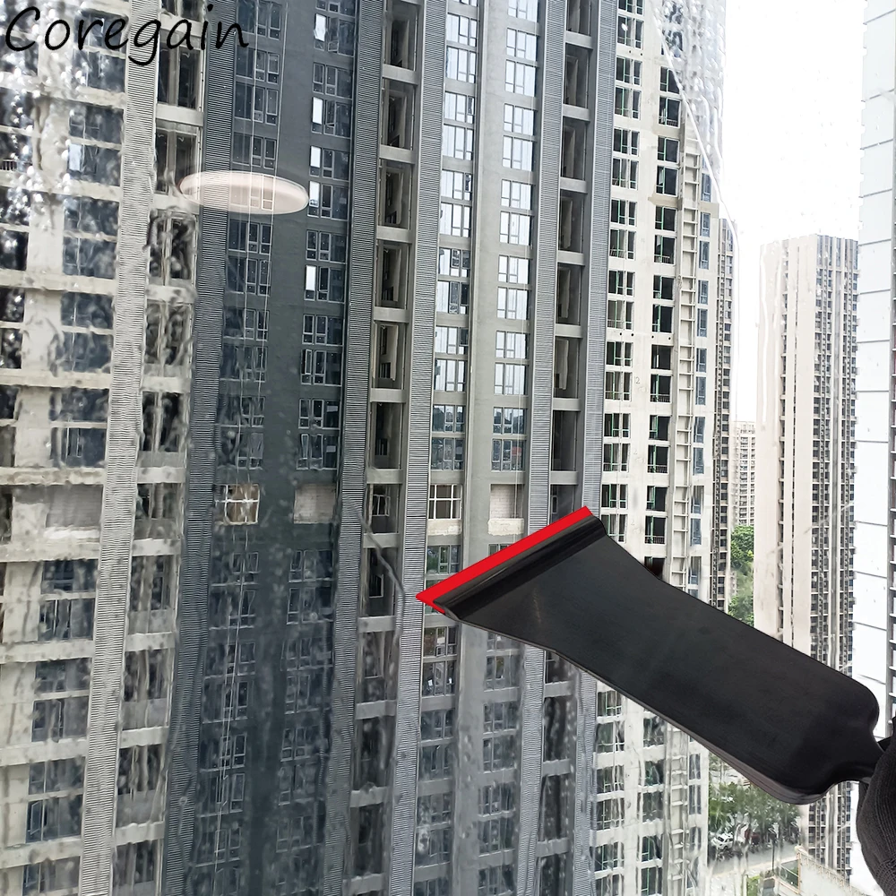 Window Tinting Squeegee Car Wrapping Tools Long Handle Cleaning Squeegee Front Rear Window Tinting Scraper Carbon Fiber Vinyl Shovel
