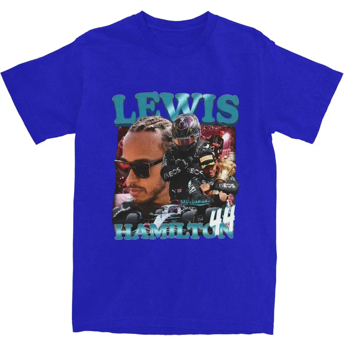 thumbnail image 1 of Camiseta Lewis Hamilton 44, ropa para hombre y mujer, algodón, informal, camiseta de piloto de carreras de F1, ropa de manga corta, recién llegada, 71856, 1 of 4