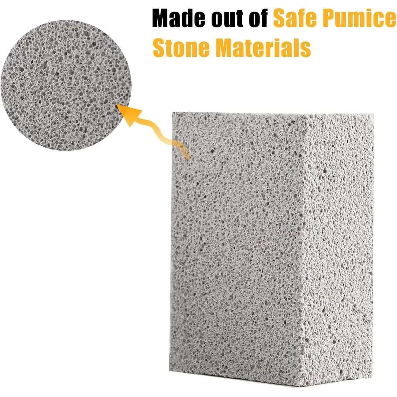 BBQ Grill Cleaning Brush Brick Block Barbecue Cleaning Stone Pumice Brick