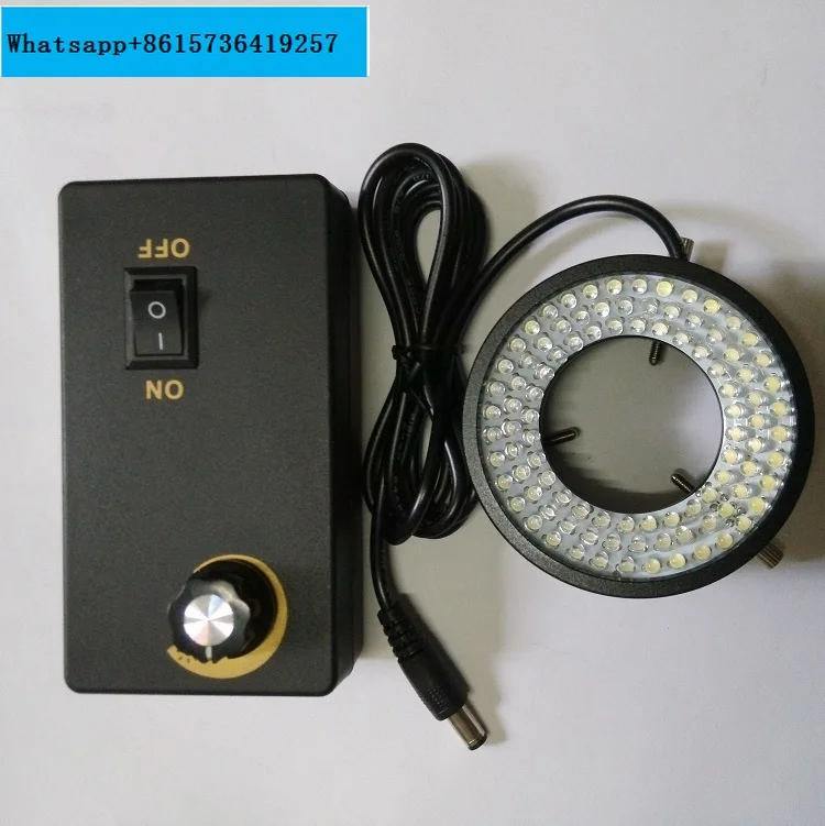 

Industrial CCD Machine Vision Light Source Microscope Ring LED Lamp Inner Diameter 50mm 96 Grain Lamp 6-10W 220V