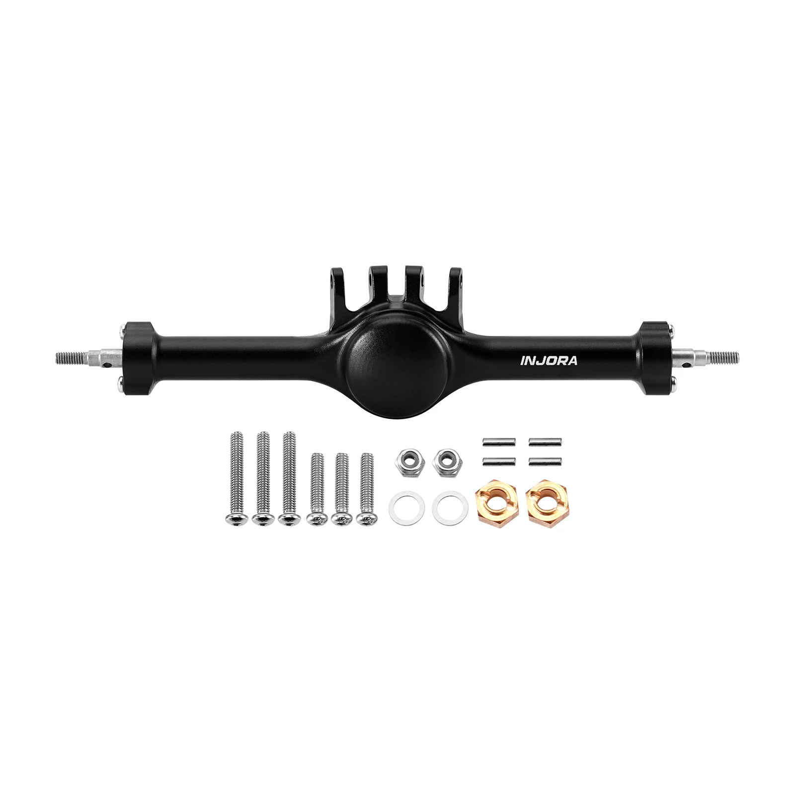 INJORA +4mm Planet Axles with Brass Steering Knuckles for 1/18 TRX4M 