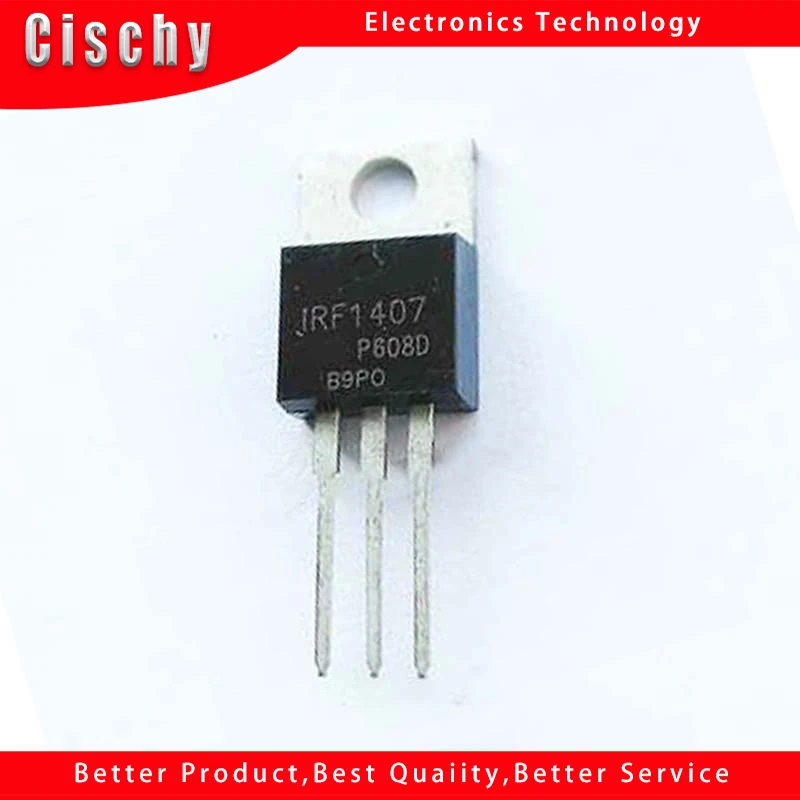 

10 шт. IRF1407-220 IRF1407PBF TO220 100A 75V N-Channel