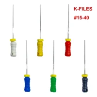 6Pcs/Box Tomenty Dental Hand Use K Files 21mm 25mm 31mm Stainless Steel Endodontic Root Canal File Dentistry Treatment Tools 2