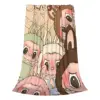 Labubu Blanket Multi-size Cozy and Lightweight Cartoon Throw Blankets for Couch Sofa and Bed 5