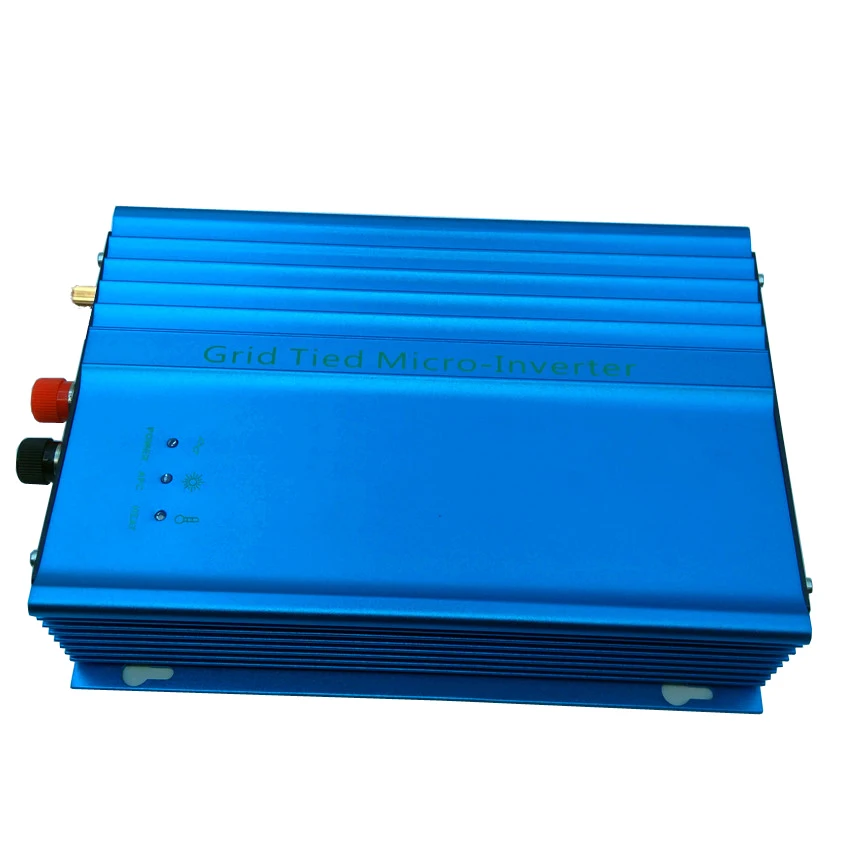 

500W Grid Tie Inverter 12V 24V Battery Discharge Adjustable Micro Inversor MPPT Solar Panel On Grid Inverter