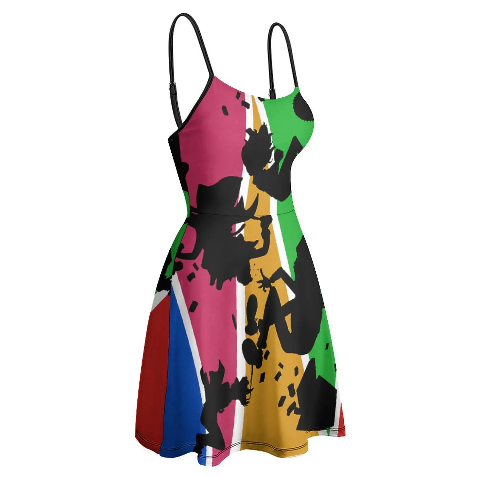 Lupin Iii Family Monkey Punch 12 Abito Da Donna Con Sling Humor Graphic Bretella Vestito Divertente Abbigliamento Donna Esotica Cocktail