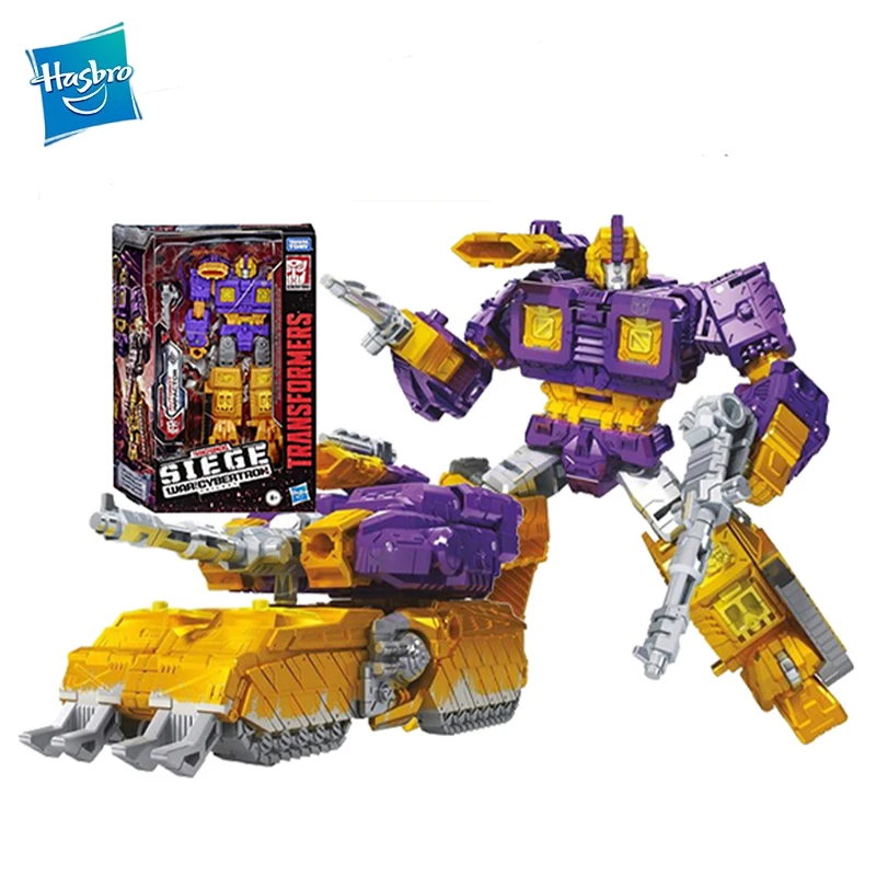 

В наличии Оригинальные фигурки Hasbro Трансформеры осада импортер Делюкс из ПВХ Аниме фигурки модели игрушки