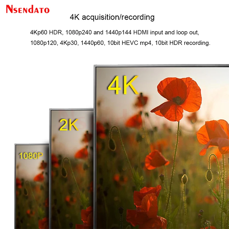 Ezcap 326C 4K HDR HDMI Video Game Capture Card With loop Mic 1080P 120FPS USB 3.1 Type C Game Recording Box For Live Streaming