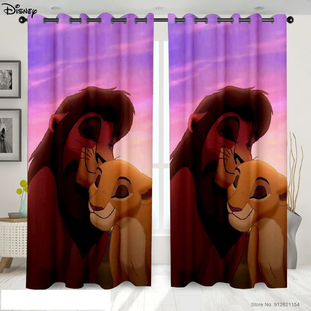 Disney-Couverture en peluche personnalisée de dessin animé pour enfants,  housse de canapé-lit, literie, bleu, Simba, roi, bébé, garçons, enfants