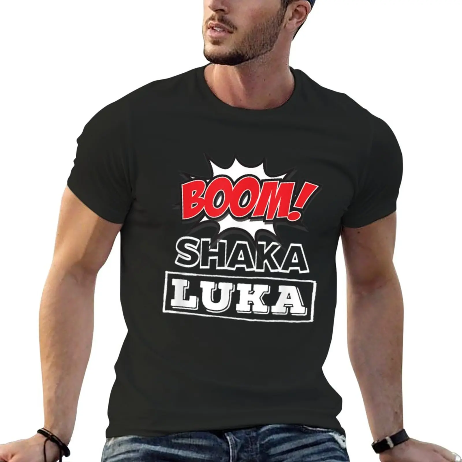 

New Boom Shaka Luka T-Shirt Anime t-shirt sweat shirts plus size tops t shirt for men