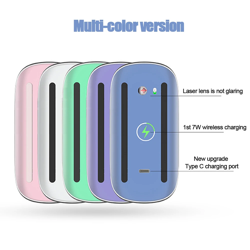 Bluetooth Magic Mouse For Apple Rechargeable Wireless Mouse Arc