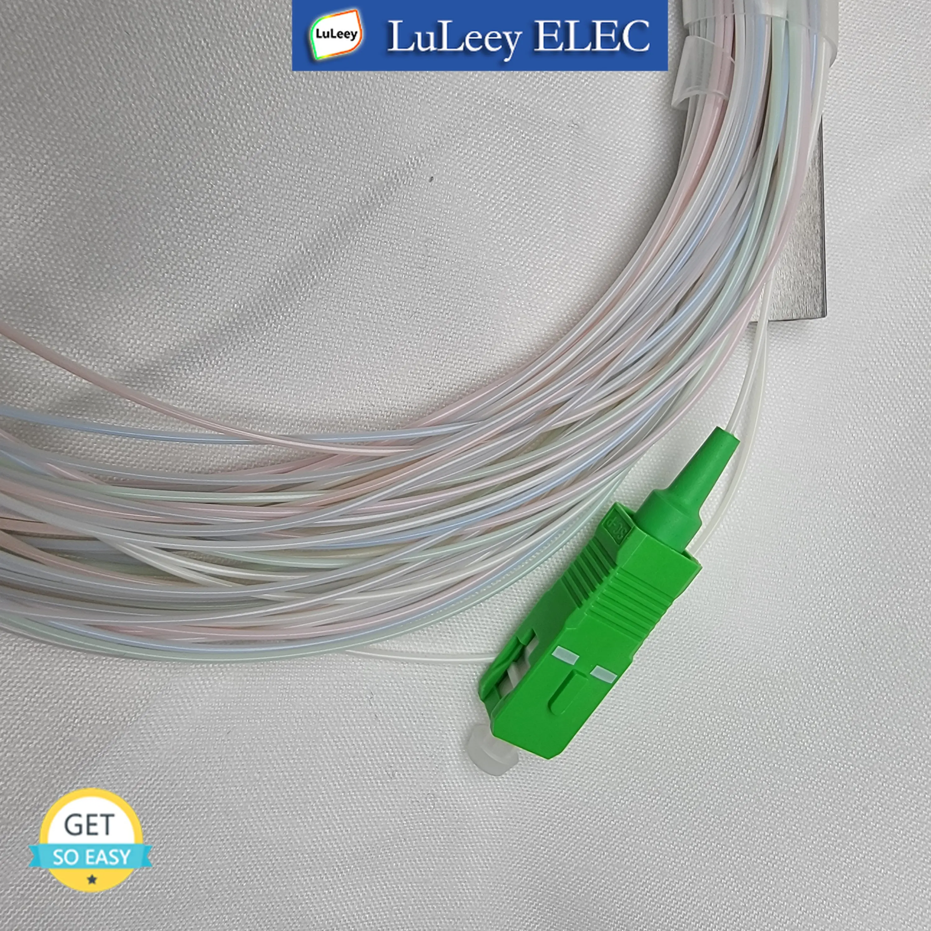 10 Pcs/Lot FTTH Fiber Optical Splitter 1X8 1X16 PLC Fiber Splitter SC/APC SM 0.9mm G657A1 PVC 1m free shipping