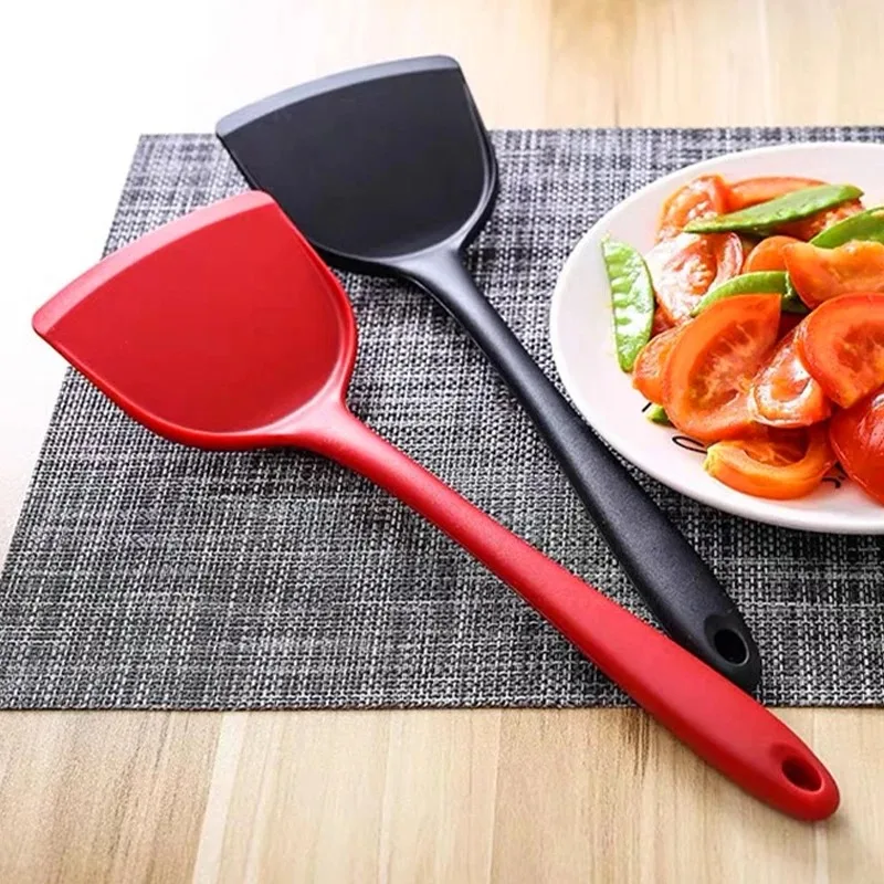 Thickened Silicone Spatula Kitchenware High-temperature Resistant Non-stick Pan Cooking Spatula Cooking Silicone Chinese Spatula Thickened Silicone Spatula Kitchenware High-temperature Resistant Non-stick Pan Cooking Spatula Cooking Silicone Chinese Spatula