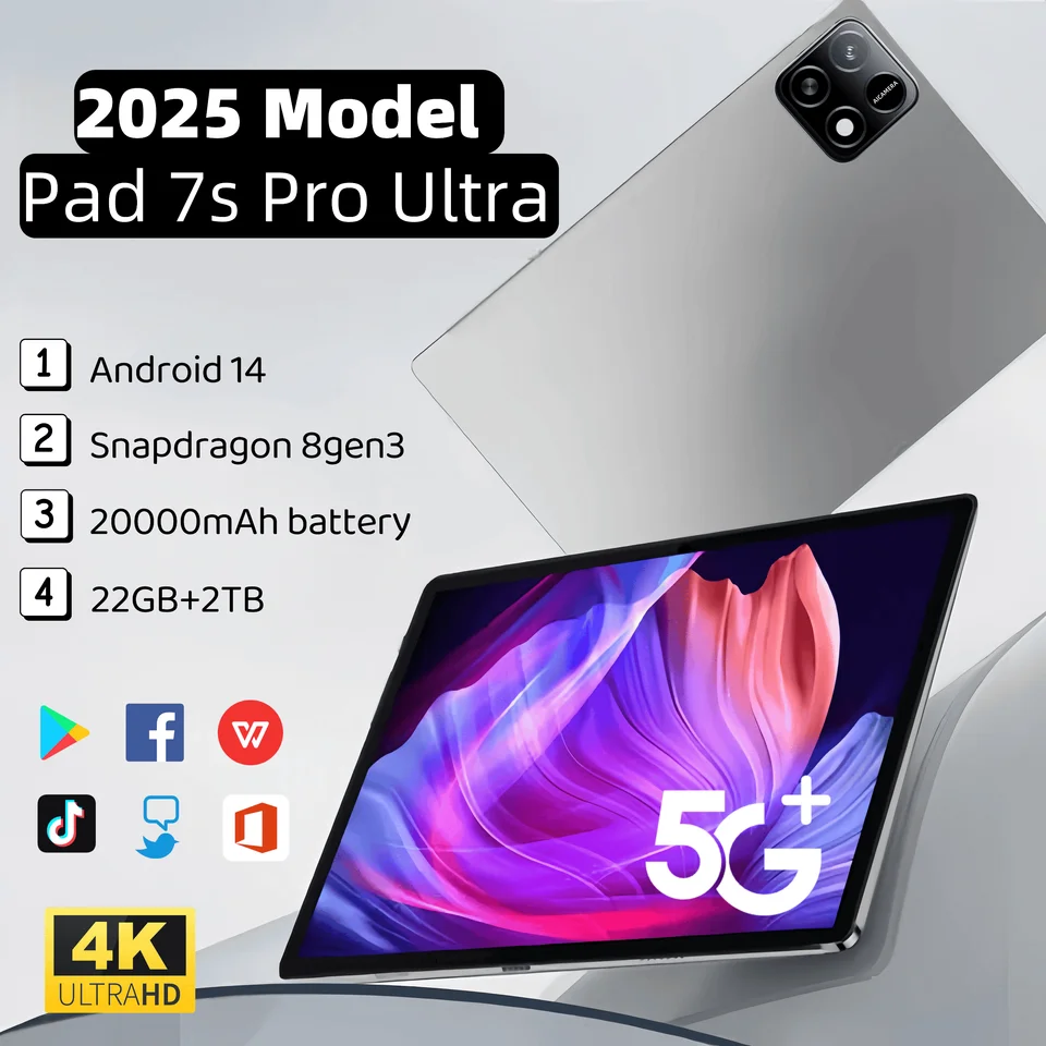 2025 New Original Global Edition Tablet PC Pad 7 Pro with
