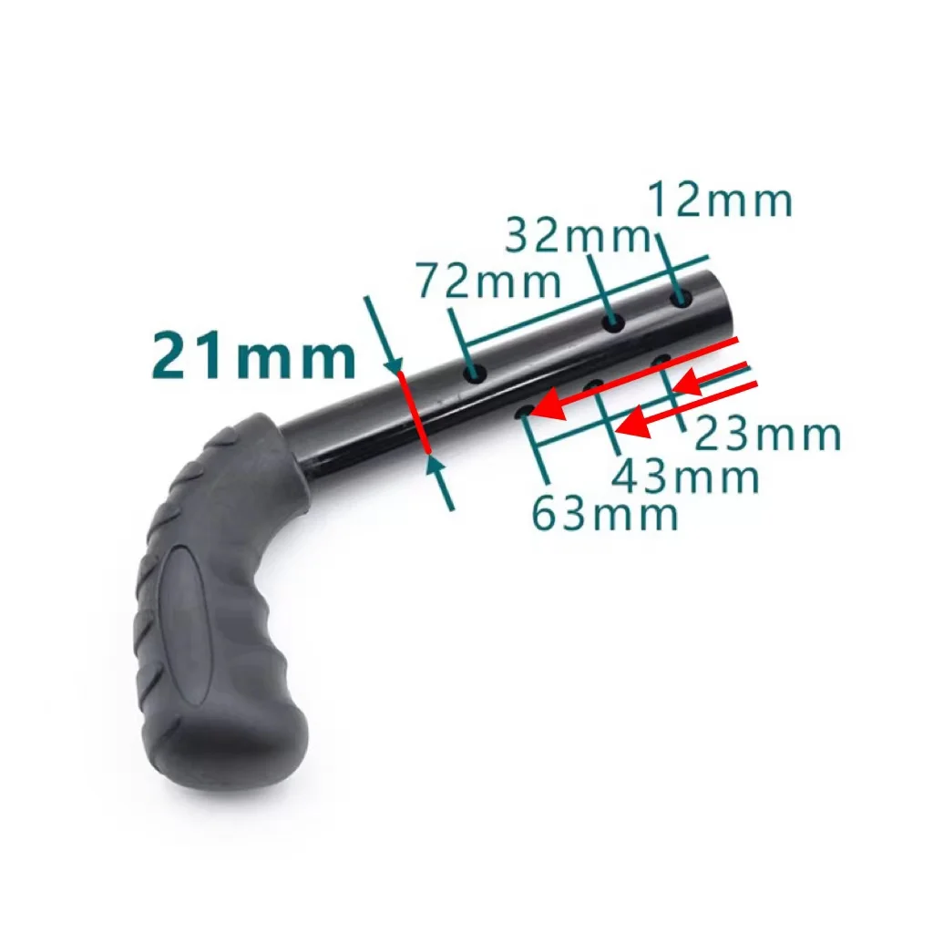 Universal DIY push handle push handle sports wheelchair push handle accessories manual wheelchair push handle 4