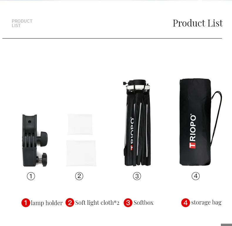 Description Picture 3 of itemTRIOPO KX  65cm 90cm Softbox  Octagon Umbrella Light Box For Godox AD200 V1 Speedlite Flash Light Photography Studio Accessories