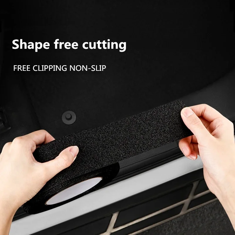5D Non-slip Nano Glue Car Sticker PEVA rubber non-slip tape stickers For Step wear toilet bathroom floor wear strip car styling stickers car rear window sticker car engine start button sticker car button repair stickers