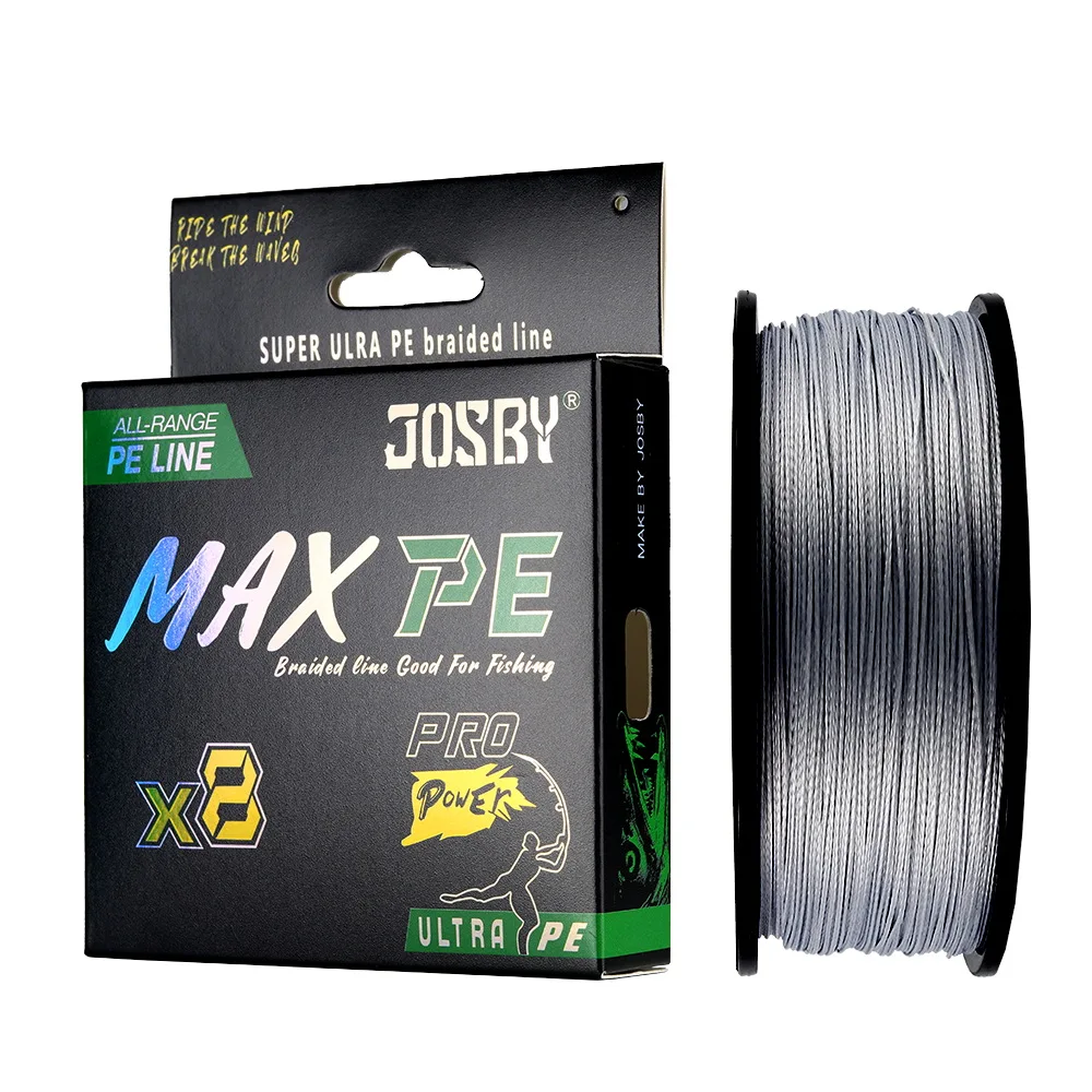 JOSBY Braided Fishing Line 8X 100/150/200/300/500m All for MaxDrag 100LB  Multifilament PE Wire for Saltwater Sea Pesca