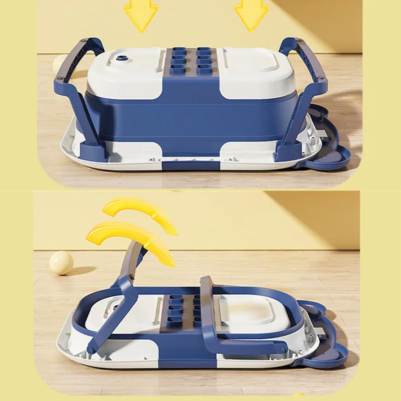 Baby Bath Tub Real-time Temperature Folding Silicone Baby Bathtub