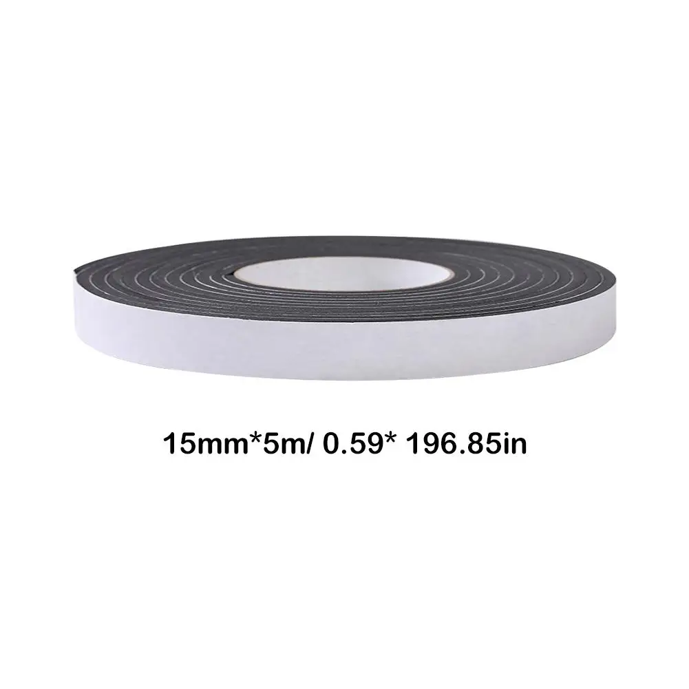 5M Insulation Tape Dustproof Windproof Weather Stripping Draught Excluder Soundproof Door Self Adhesive Window Sealing Strip