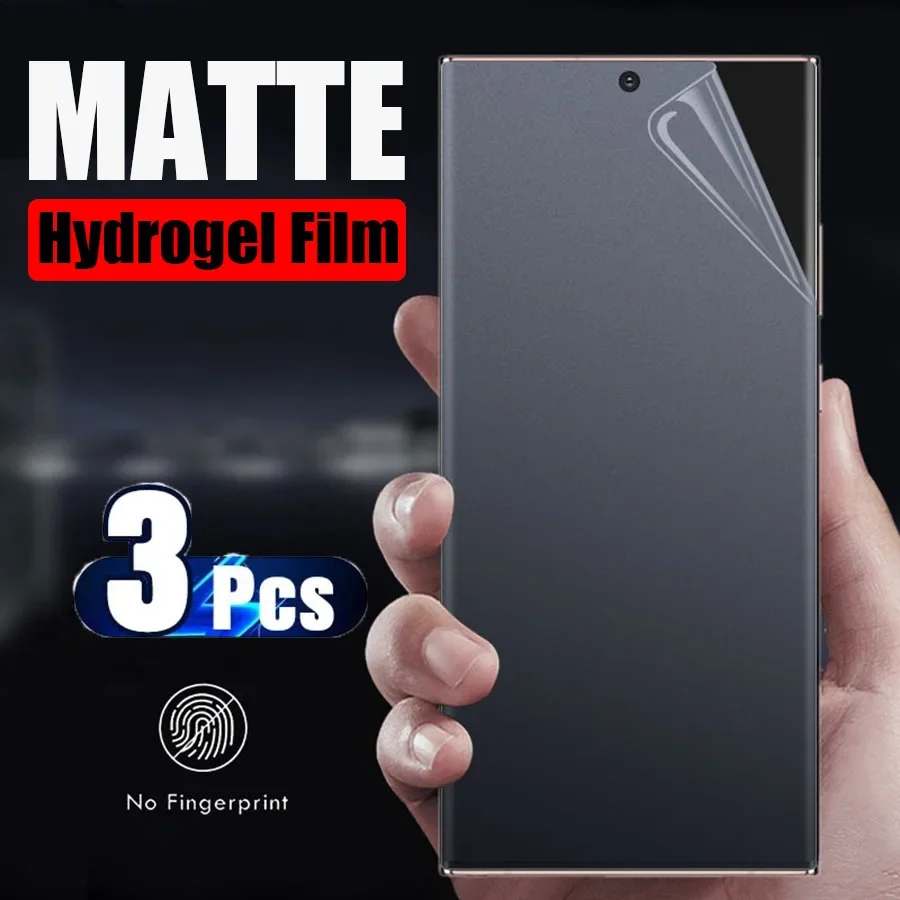 

3 шт., матовая Гидрогелевая пленка для Xiaomi Poco X3 M3 M4 Pro F4 GT