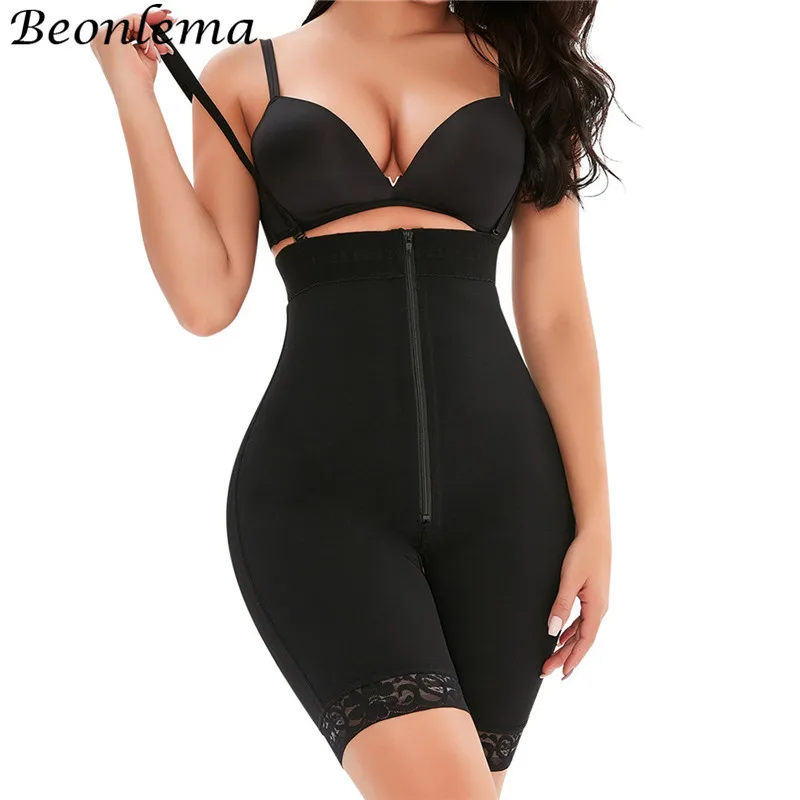 Women Plump Body Corset U-neckline Seamless Adjustable Low Back Knee Length  Compression Bodysuit Skims Fajas Colombianas - AliExpress