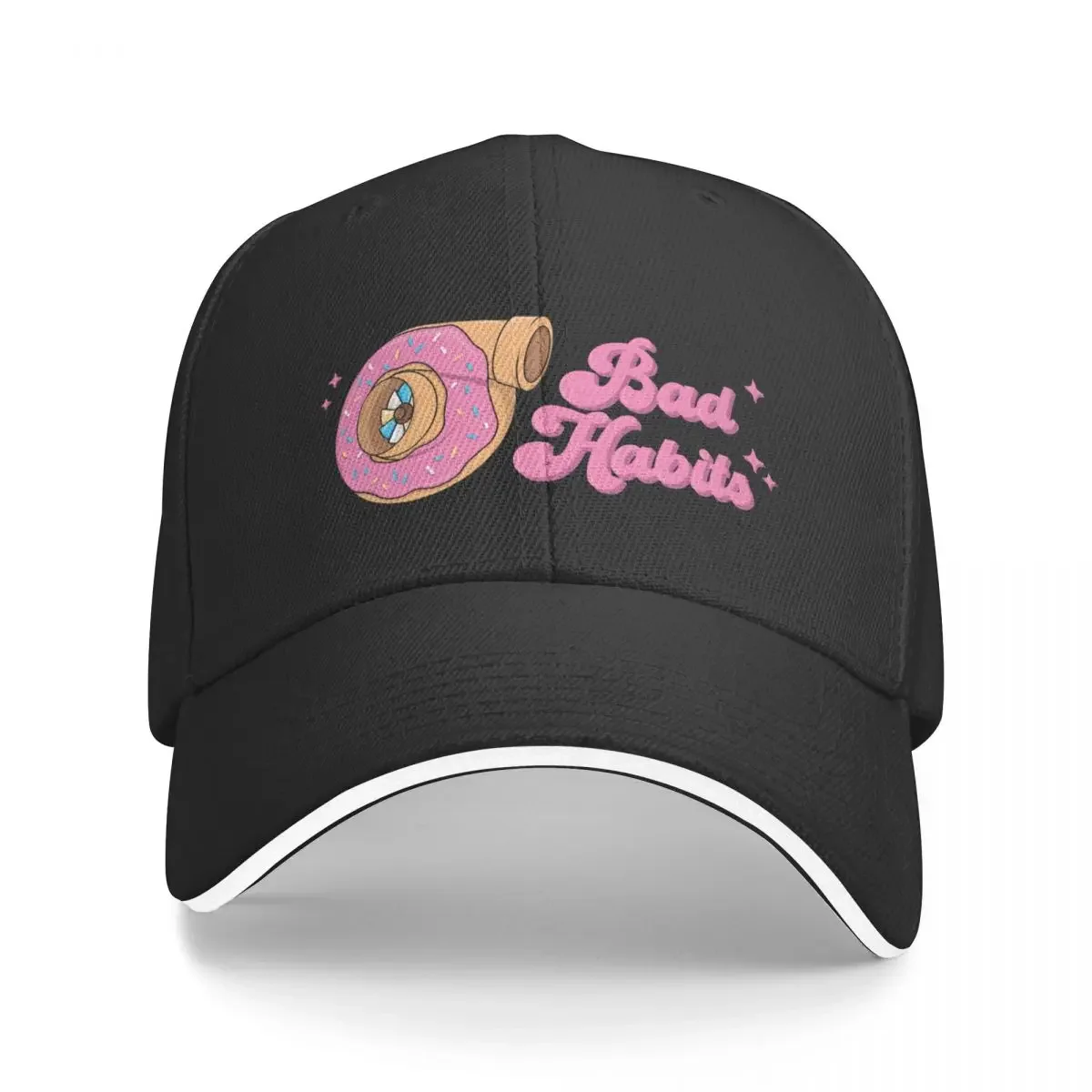 

Bad Habits Baseball Cap hiking hat Sunhat beach hat Caps Male Women's