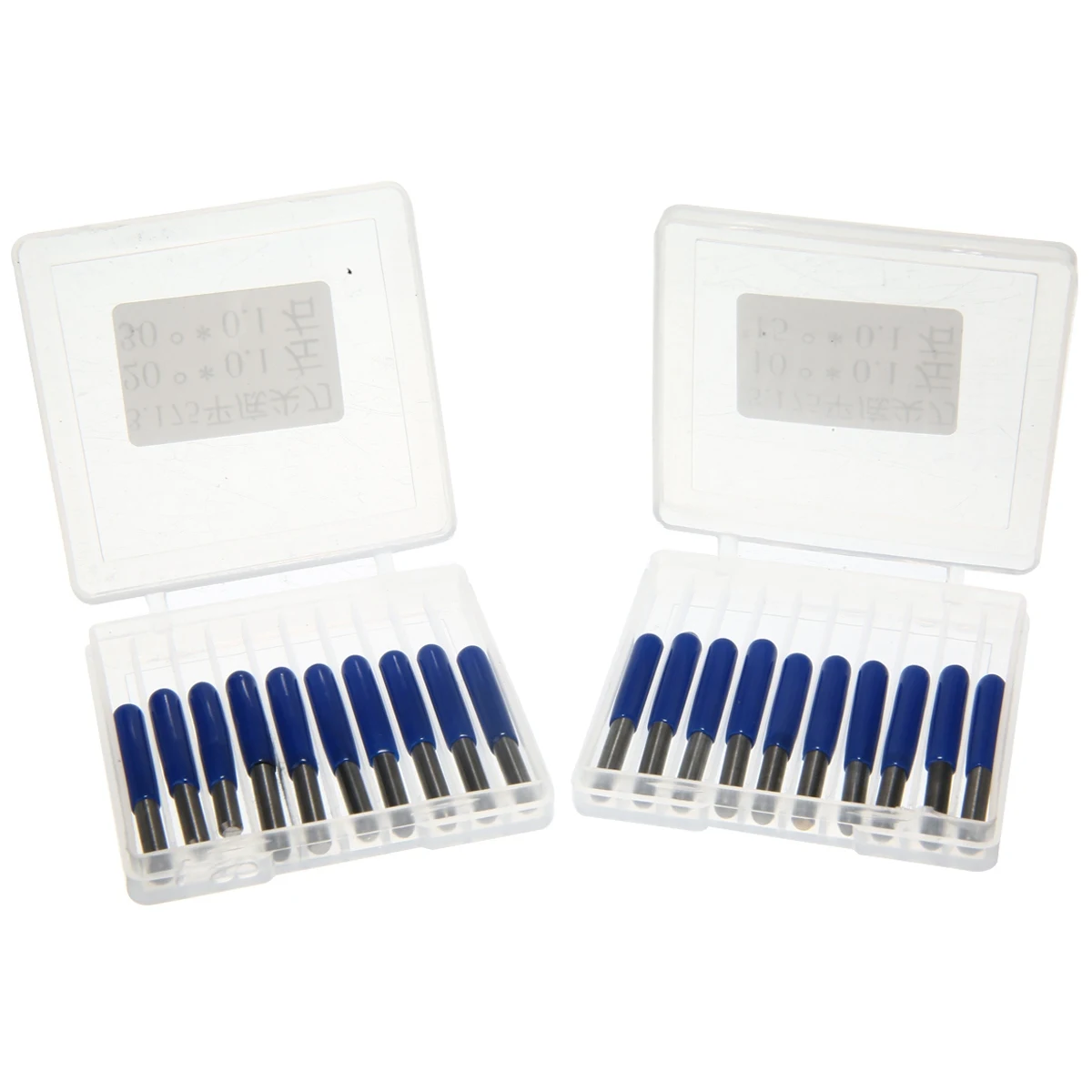 카바이드 PCB 조각 비트, CNC 라우터 비트, 밀링 커터 도구, 10 도, 15 도, 20/30 도, 3.175mm, 20 개