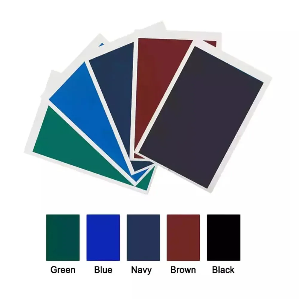 Tagtight 4 Pcs Papier De Marquage De Gravure Laser Noir, Papier De Gradation 39x27CM Papier De Mise Au Point De Test De Gravure, Pour Verre, Métal