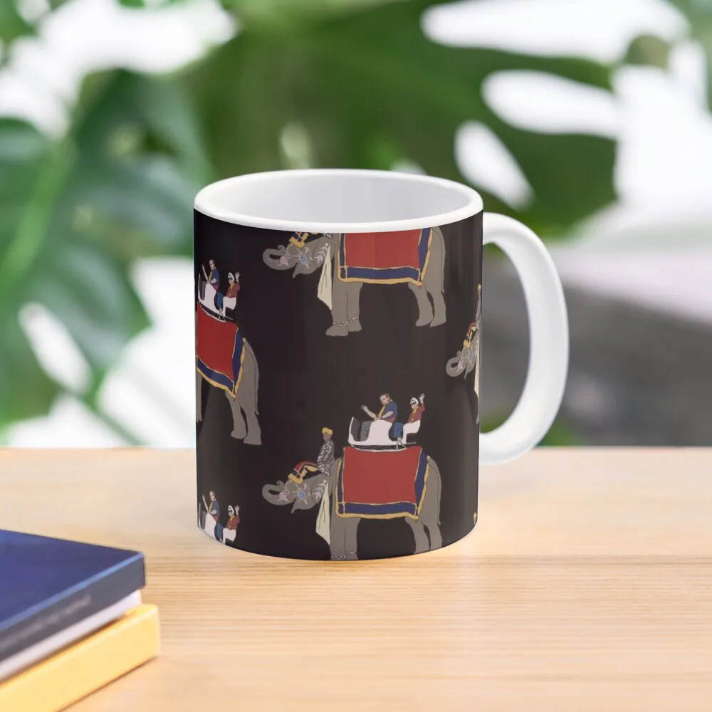 

RBG and Scalia Elephant Ride Coffee Mug Cute And Different Cups Personalized Gifts Funny Cups Glass Cups Mug