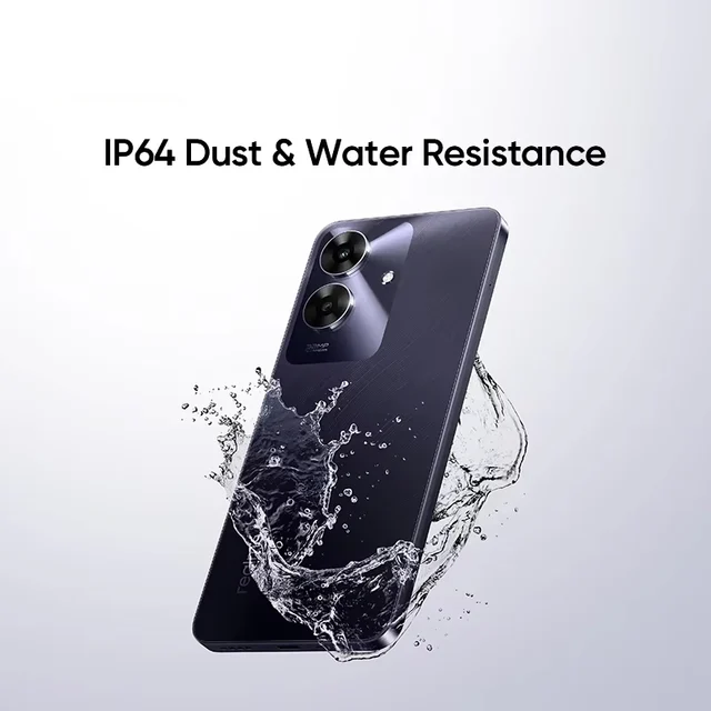 Realme-Smartphone Note 60, appareil photo 32MP, 6.74 en effet, écran 90Hz, batterie 5000mAh, 128 Go, IP64, puce Octa-Core injuste, en stock 4
