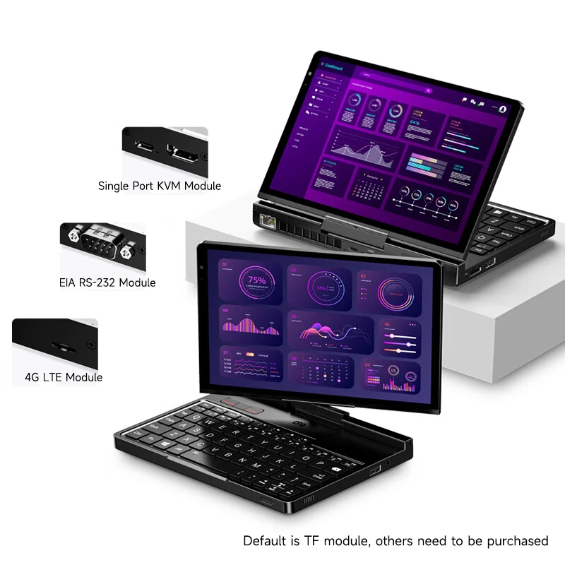 GPD Pocket 4 2025 Model AMD R7 8840U/AI 9 365/AI 9 HX 370 Processor 8.8-inch 2.5K Resolution 144 Hz Refresh Rate Mini Laptop 2