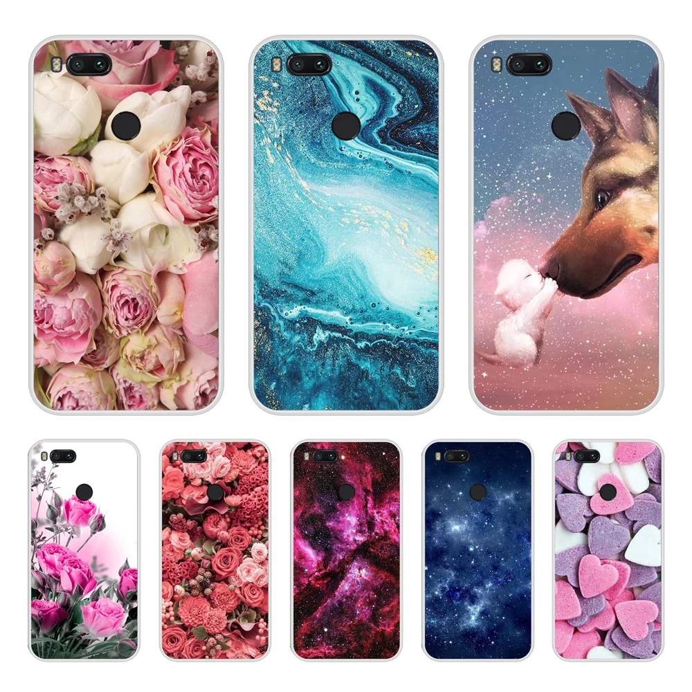 Купить Cover For Xiaomi MI A1 Case mi 5x Full Protection Soft tpu Back Phone Cases Xiomi bumper Coque marble animal  | Отзывы и видеообзор (1005003979087907)
