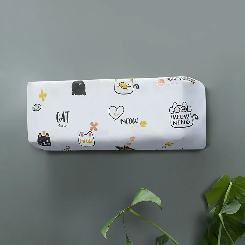 Printed Air Conditioning Cover Home Decor Conditioner Waterproof Cleaning Washing Anti-Dust air conditioning cover