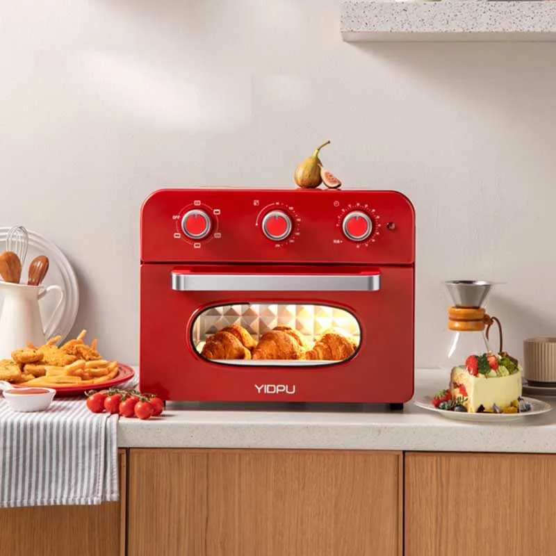 1400W Electric oven home three layer air fryer multi-functional baking 23L pizza oven cocina Oil-free cuisine