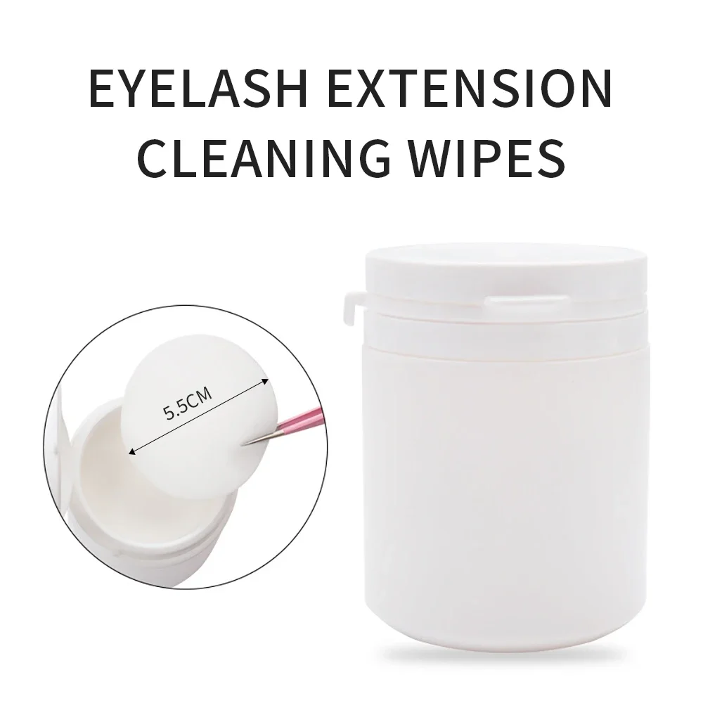 

Disposable Makeup Remover Wipes Eyelashes Extension Glue Cleaning Pads Soft Cotton Wipes Paper Reusable Makeup Remover Pads
