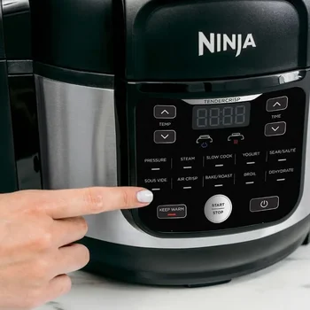 Ninja OS301/FD305CO Foodi 10-in-1 Pressure Cooker and Air Fryer with Nesting Broil Rack, 6.5-Quart Capacity 4