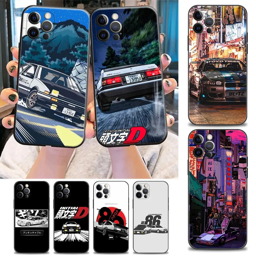 

Japan Initial D AE86 anime JDM Phone Case for iPhone 14 15 Pro 7 8 Plus SE 2 2020 11 12 13 Pro Xs Max Mini XR X Cases Soft Cover