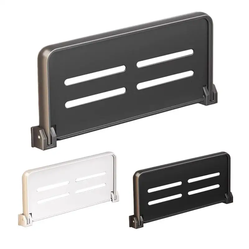 Folding RV Shelf Campers Fold-Down Wall Shelf For Shower Rack Organizer Aluminum Wall Storage Rack RV/Campers Interior Accessory