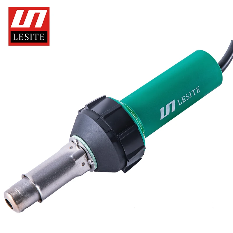 Plastic Welding Gun Hot Air Blower PVC Banner Welder Hot Air Gun for Car Bumper LESITE1600W 2