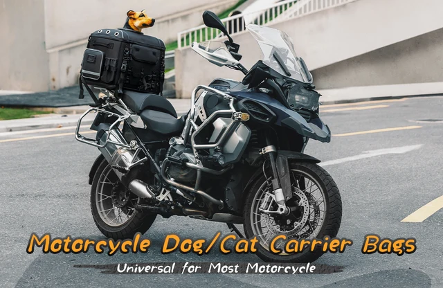 Dog Bike Carrier Goldfire Portable Pet Carrier Crate Motorcycle - Main Image