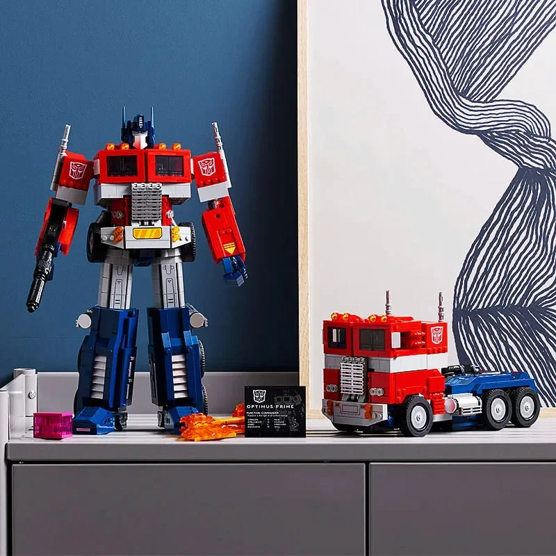 Transformation Robot Car Toys Optimus Prime Truck Autobot Deformation Movies Building DIY Model Blocks for Kids 3
